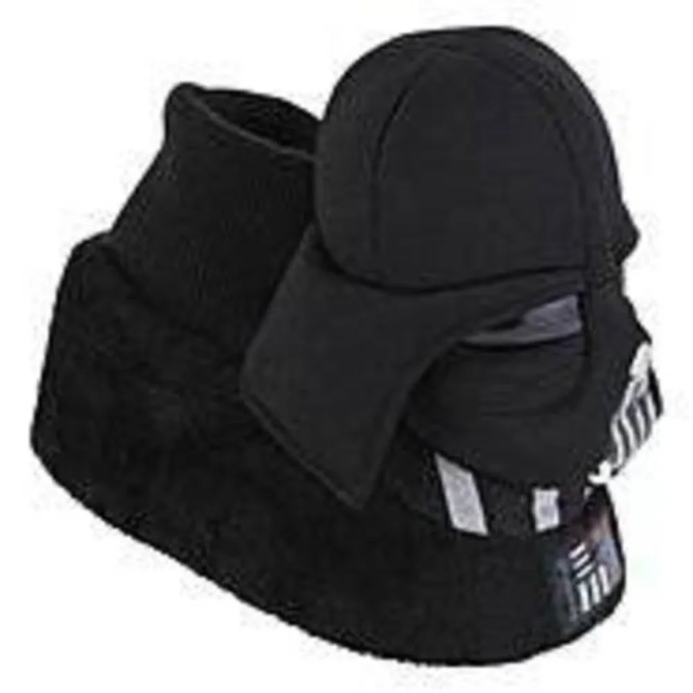 Toddler Boys Disney Star Wars Darth Vader Slippers 7/8 Black Sock Slip On